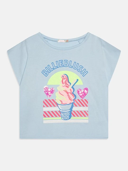 Zdjęcie produktu T-shirt z nadrukiem Billieblush jasnoniebieski