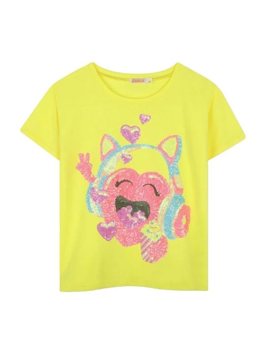 Zdjęcie produktu T-shirt z nadrukiem Billieblush żółty