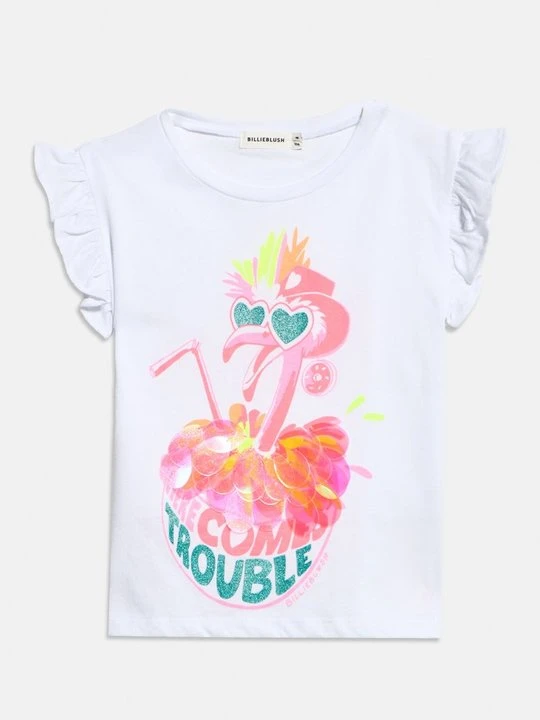 Zdjęcie produktu T-shirt z nadrukiem Billieblush biały