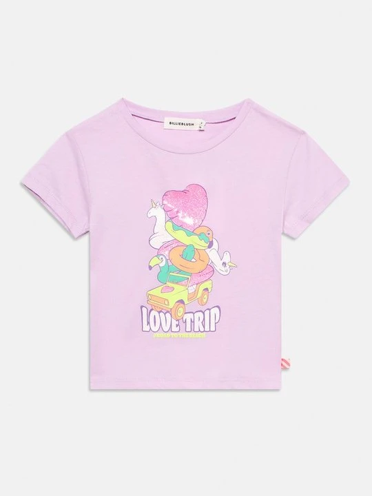 Zdjęcie produktu T-shirt z nadrukiem Billieblush liliowy