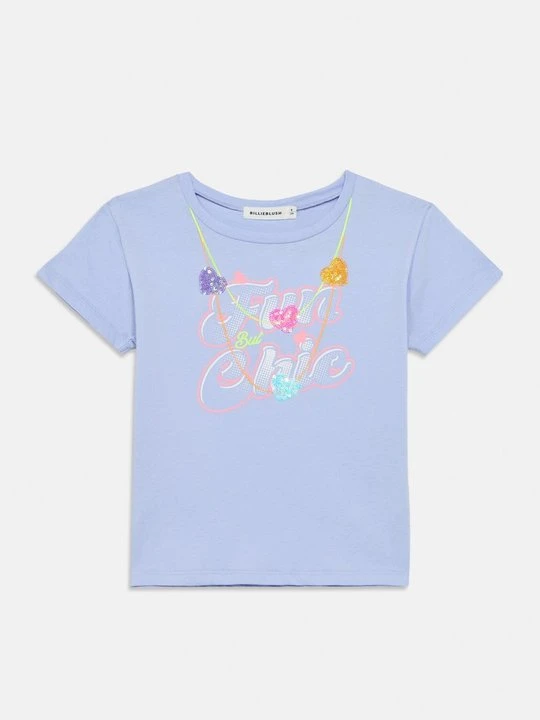 Zdjęcie produktu T-shirt z nadrukiem Billieblush liliowy