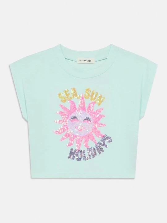 Zdjęcie produktu T-shirt z nadrukiem Billieblush morski