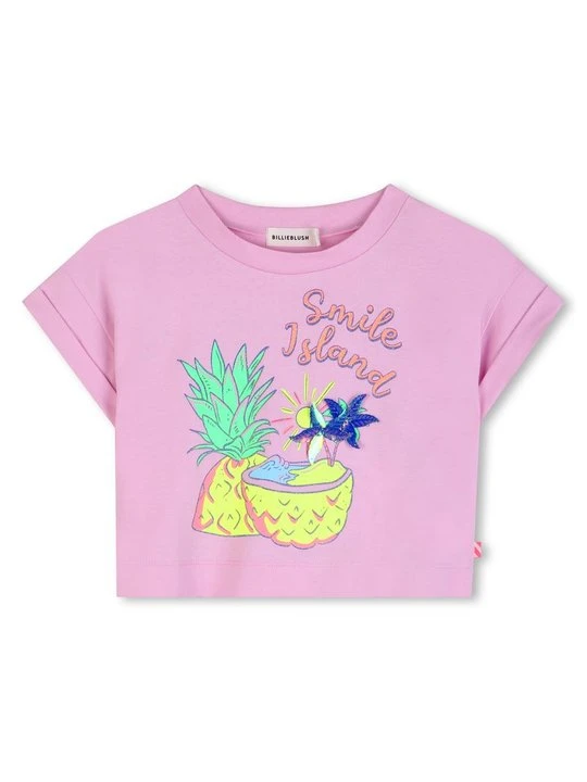 Zdjęcie produktu T-shirt z nadrukiem Billieblush różowy