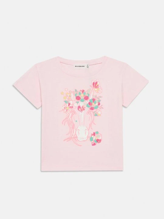 Zdjęcie produktu T-shirt z nadrukiem Billieblush różowy