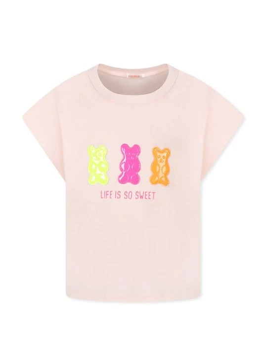 Zdjęcie produktu T-shirt z nadrukiem Billieblush różowy
