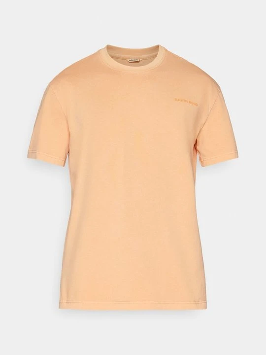Zdjęcie produktu T-shirt z nadrukiem Björn Borg morelowy melanż