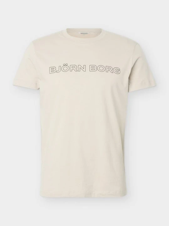 Zdjęcie produktu T-shirt z nadrukiem Björn Borg beżowy