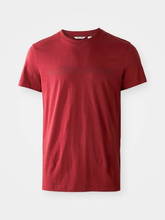 Zdjęcie produktu T-shirt z nadrukiem Björn Borg bordowy