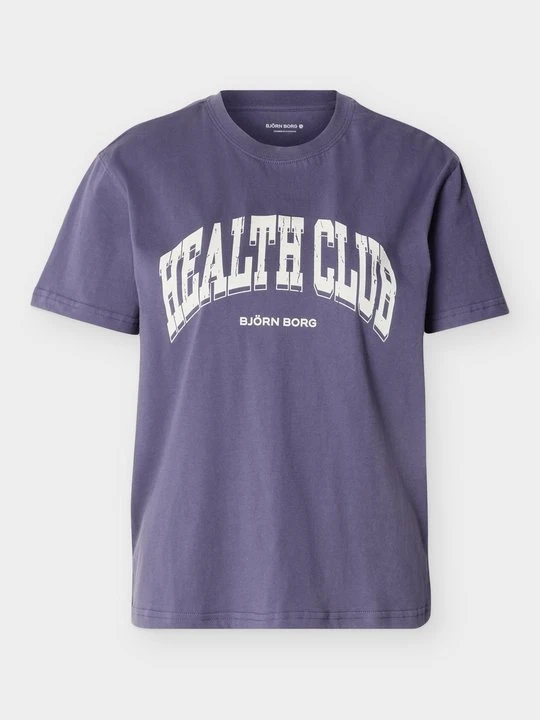 Zdjęcie produktu T-shirt z nadrukiem Björn Borg fioletowy melanż