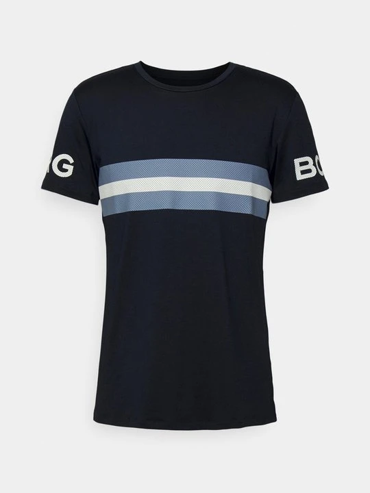 Zdjęcie produktu T-shirt z nadrukiem Björn Borg granatowy