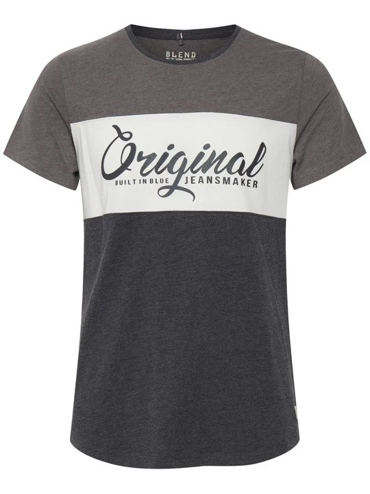 Zdjęcie produktu T-shirt z nadrukiem Blend srebrny