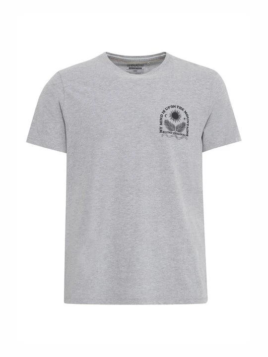 Zdjęcie produktu T-shirt z nadrukiem Blend szary