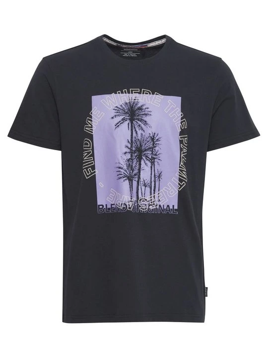 Zdjęcie produktu T-shirt z nadrukiem Blend czarny