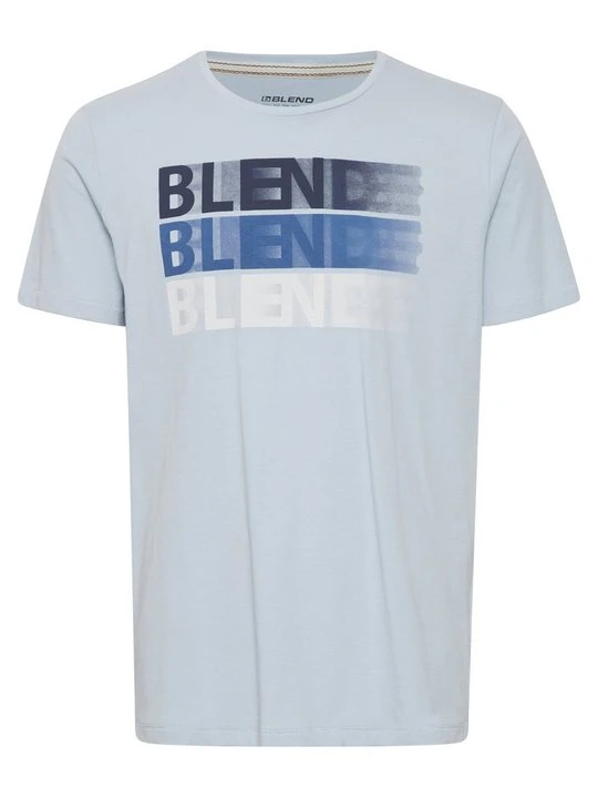 Zdjęcie produktu T-shirt z nadrukiem Blend jasnoniebieski