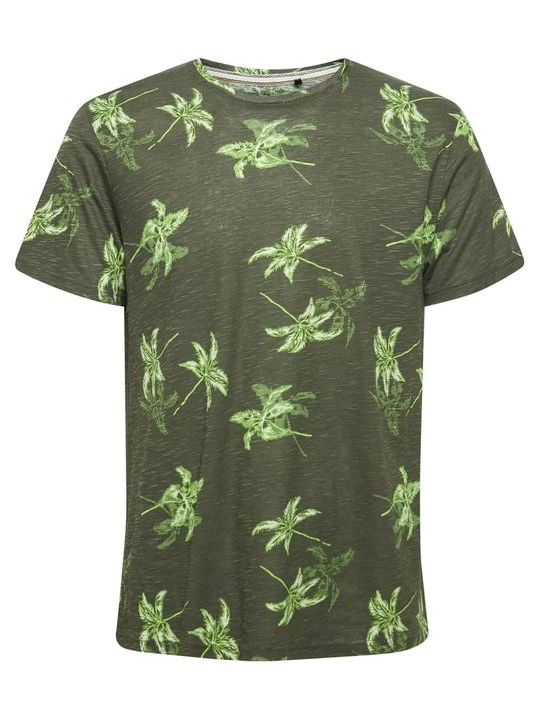 Zdjęcie produktu T-shirt z nadrukiem Blend oliwkowy