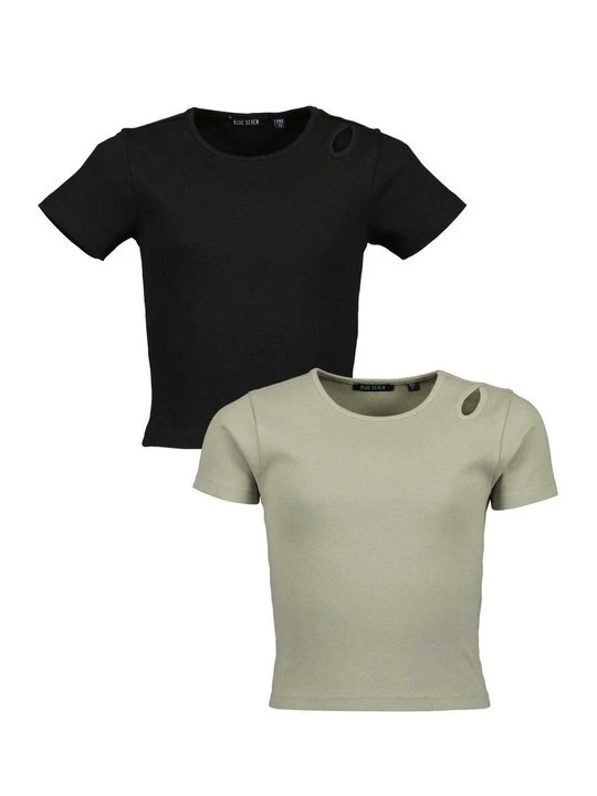 Zdjęcie produktu T-shirt z nadrukiem BLUE SEVEN czarny