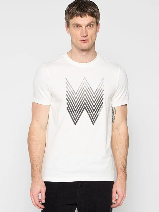 Zdjęcie produktu T-shirt z nadrukiem Bogner mleczny