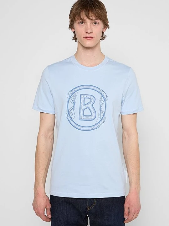 Zdjęcie produktu T-shirt z nadrukiem Bogner jasnoniebieski