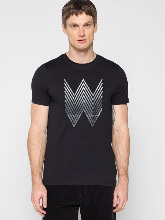 Zdjęcie produktu T-shirt z nadrukiem Bogner czarny