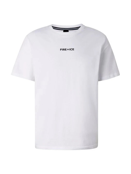 Zdjęcie produktu T-shirt z nadrukiem Bogner Fire + Ice biały