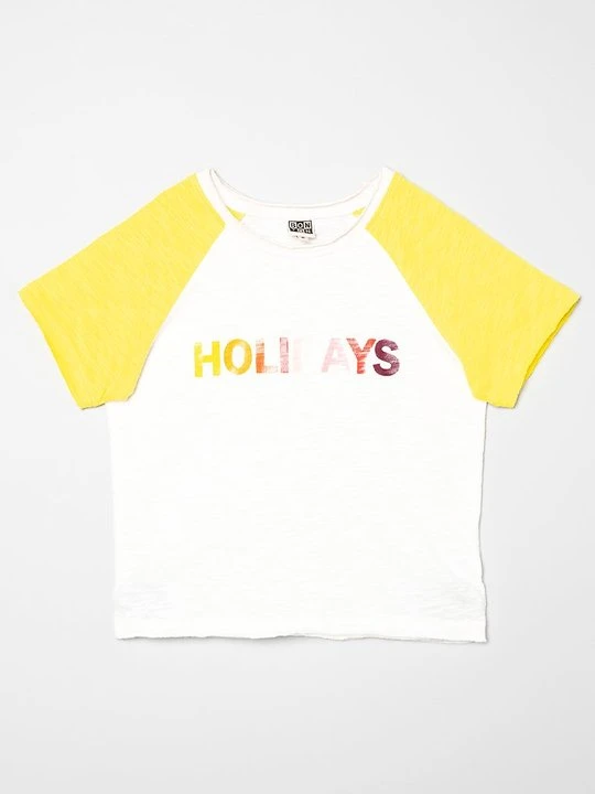 Zdjęcie produktu T-shirt z nadrukiem Bonton biały