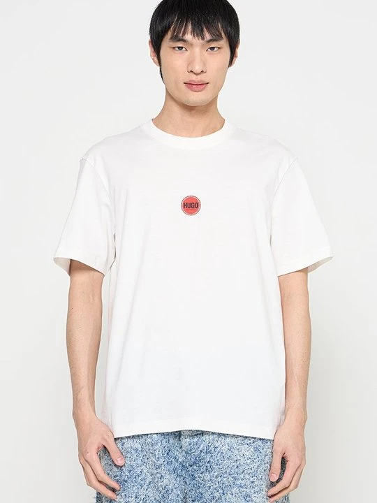 Zdjęcie produktu T-shirt z nadrukiem Boss biały