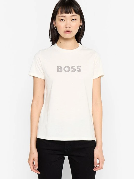 Zdjęcie produktu T-shirt z nadrukiem Boss biały