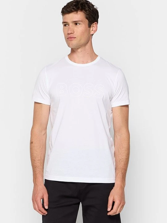 Zdjęcie produktu T-shirt z nadrukiem Boss biały