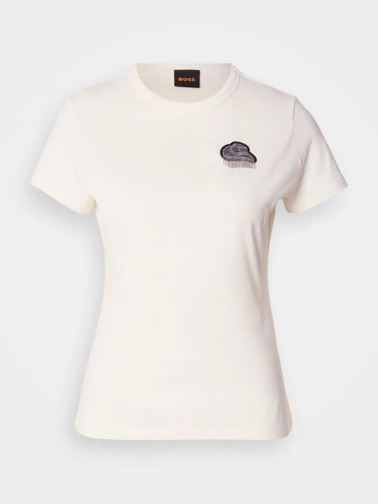 Zdjęcie produktu T-shirt z nadrukiem Boss biały