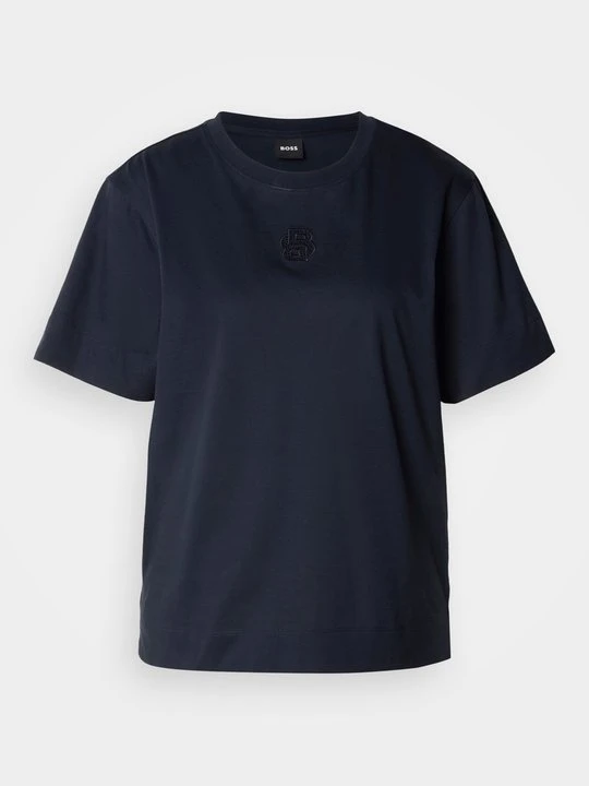 Zdjęcie produktu T-shirt z nadrukiem Boss granatowy