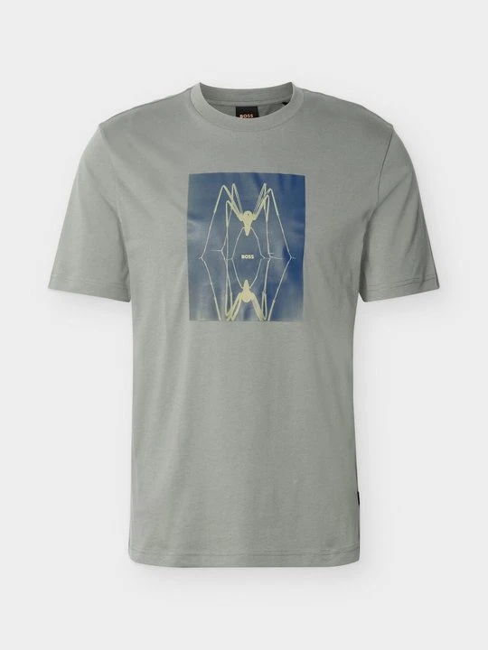 Zdjęcie produktu T-shirt z nadrukiem Boss szary