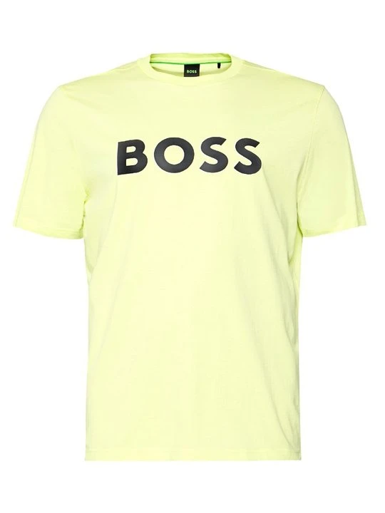 Zdjęcie produktu T-shirt z nadrukiem Boss jasnozielony