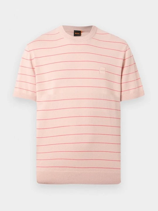 Zdjęcie produktu T-shirt z nadrukiem Boss różowy