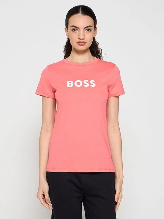 Zdjęcie produktu T-shirt z nadrukiem Boss różowy