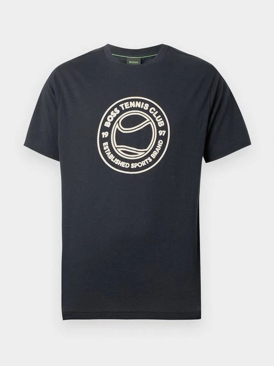 Zdjęcie produktu T-shirt z nadrukiem Boss granatowy