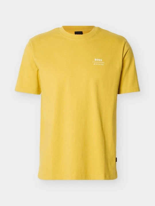 Zdjęcie produktu T-shirt z nadrukiem Boss żółty