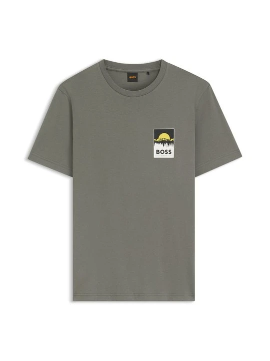 Zdjęcie produktu T-shirt z nadrukiem Boss szary