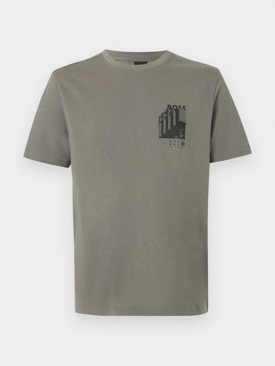 Zdjęcie produktu T-shirt z nadrukiem Boss szary