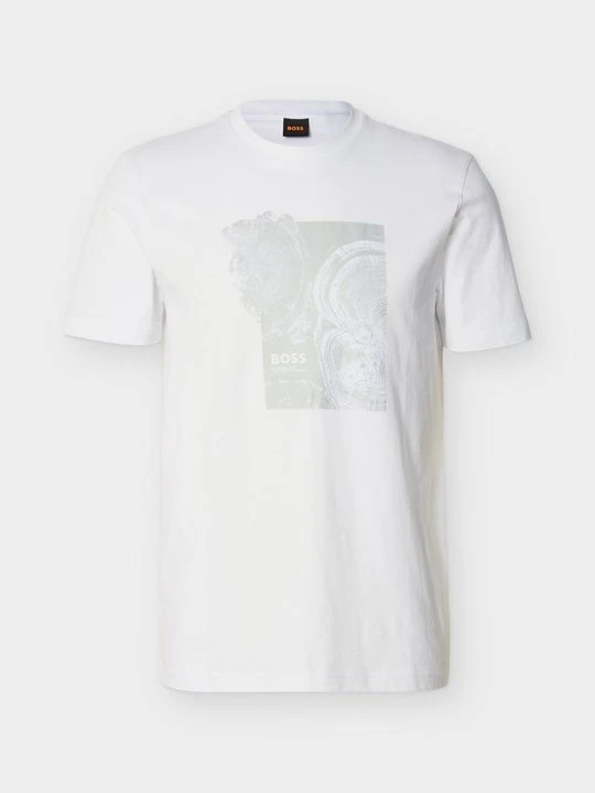 Zdjęcie produktu T-shirt z nadrukiem Boss biały