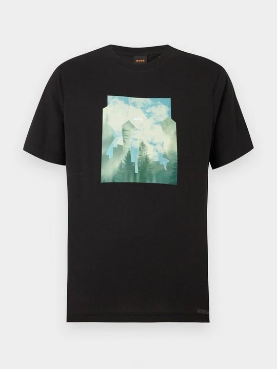 Zdjęcie produktu T-shirt z nadrukiem Boss czarny