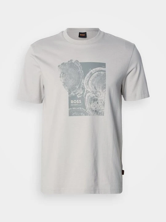 Zdjęcie produktu T-shirt z nadrukiem Boss szary