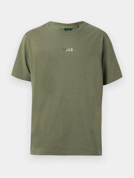 Zdjęcie produktu T-shirt z nadrukiem Boss beżowy