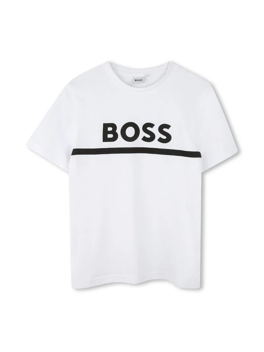 Zdjęcie produktu T-shirt z nadrukiem Boss biały
