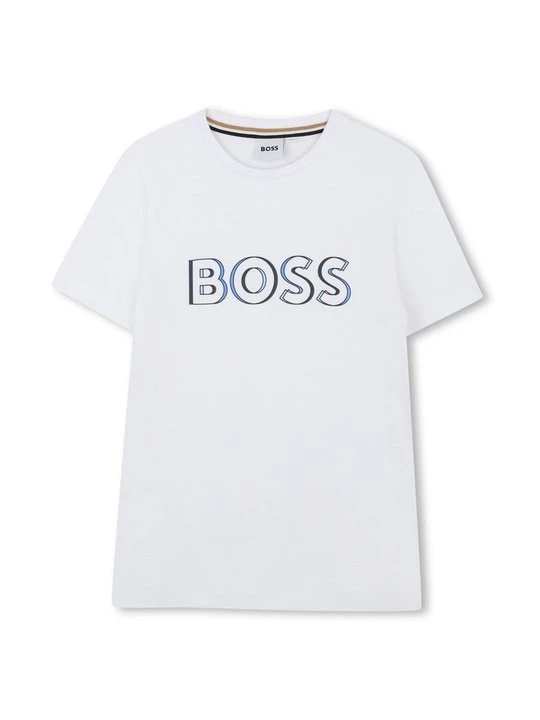 Zdjęcie produktu T-shirt z nadrukiem Boss biały