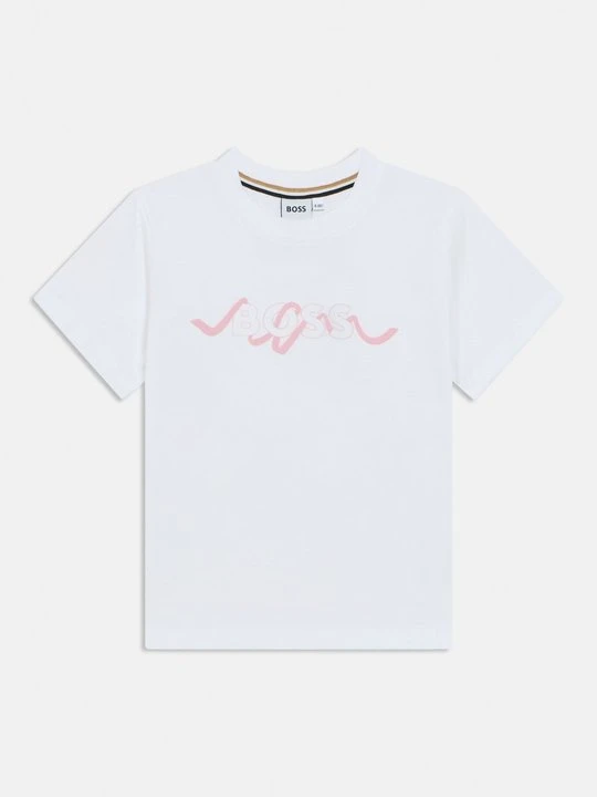 Zdjęcie produktu T-shirt z nadrukiem Boss biały