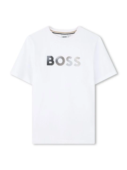 Zdjęcie produktu T-shirt z nadrukiem Boss biały