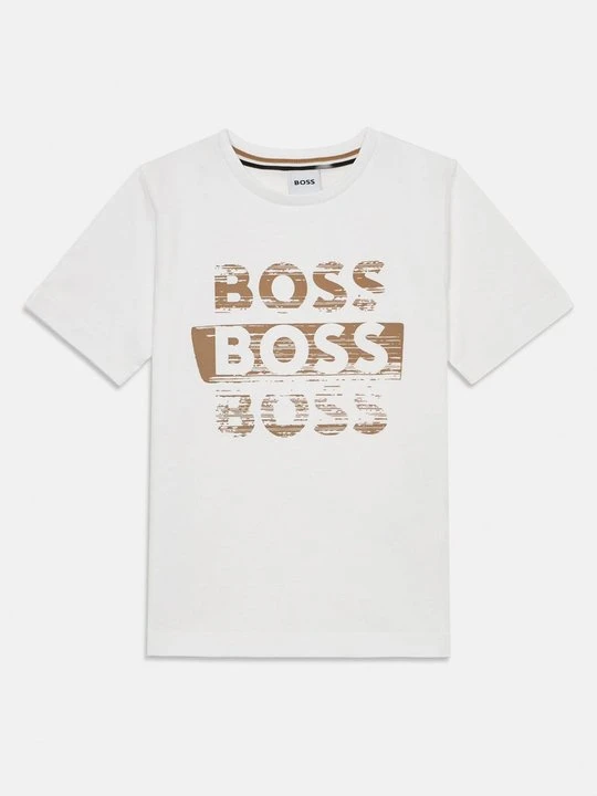 Zdjęcie produktu T-shirt z nadrukiem Boss biały
