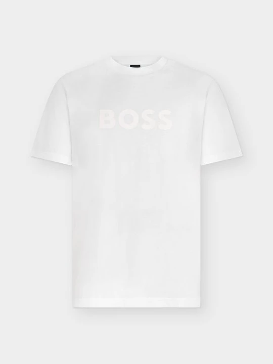 Zdjęcie produktu T-shirt z nadrukiem Boss biały