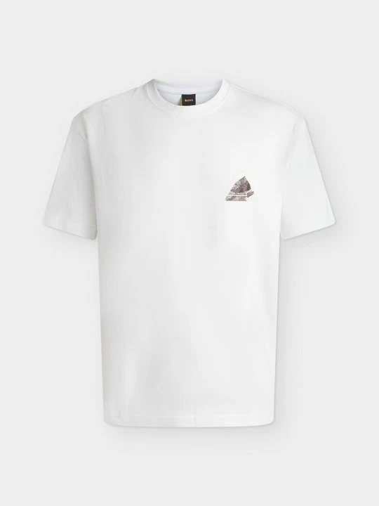 Zdjęcie produktu T-shirt z nadrukiem Boss biały