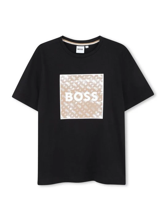 Zdjęcie produktu T-shirt z nadrukiem Boss czarny